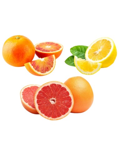 Caisse Trio Oranges Sanguines & Pamplemousses &...